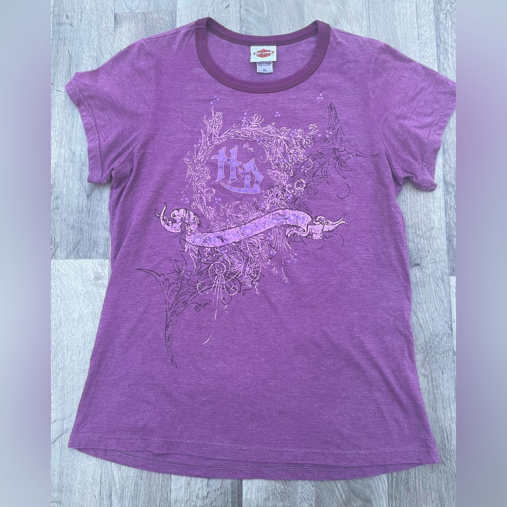 Harley Davidson ladies large T shirt
